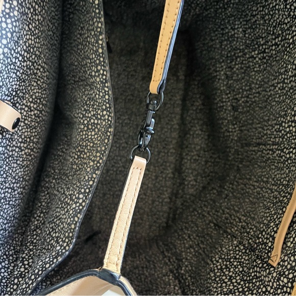 Loeffler Randall Women's Edgy Beige Studded Large Work Tote Purse - Picture 15 of 16